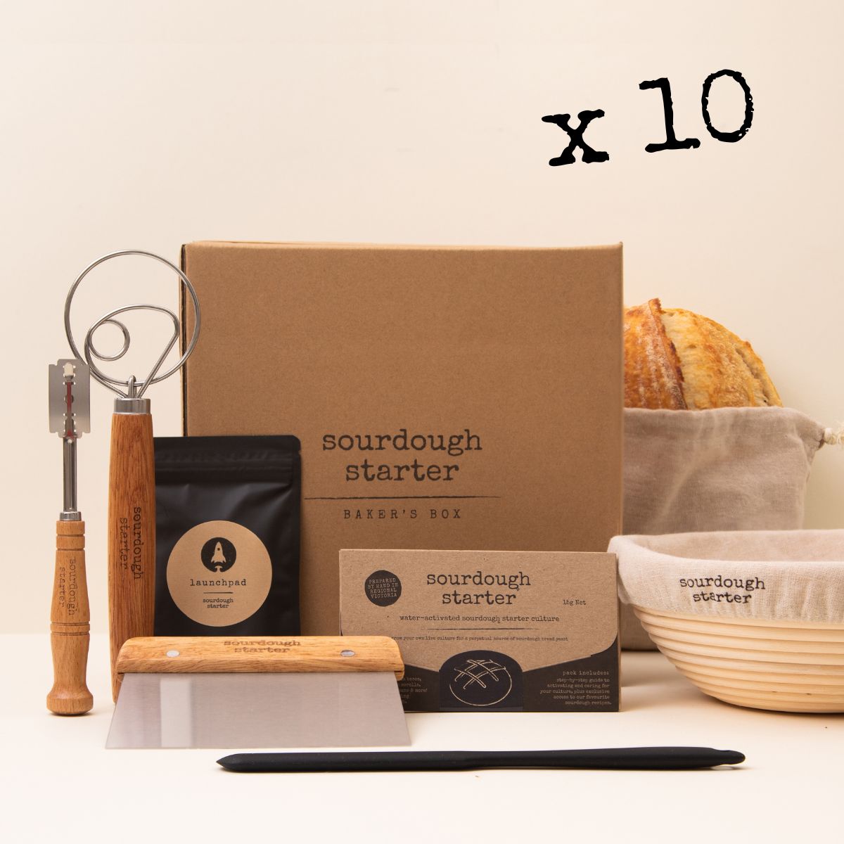 10 x Complete Sourdough Kits