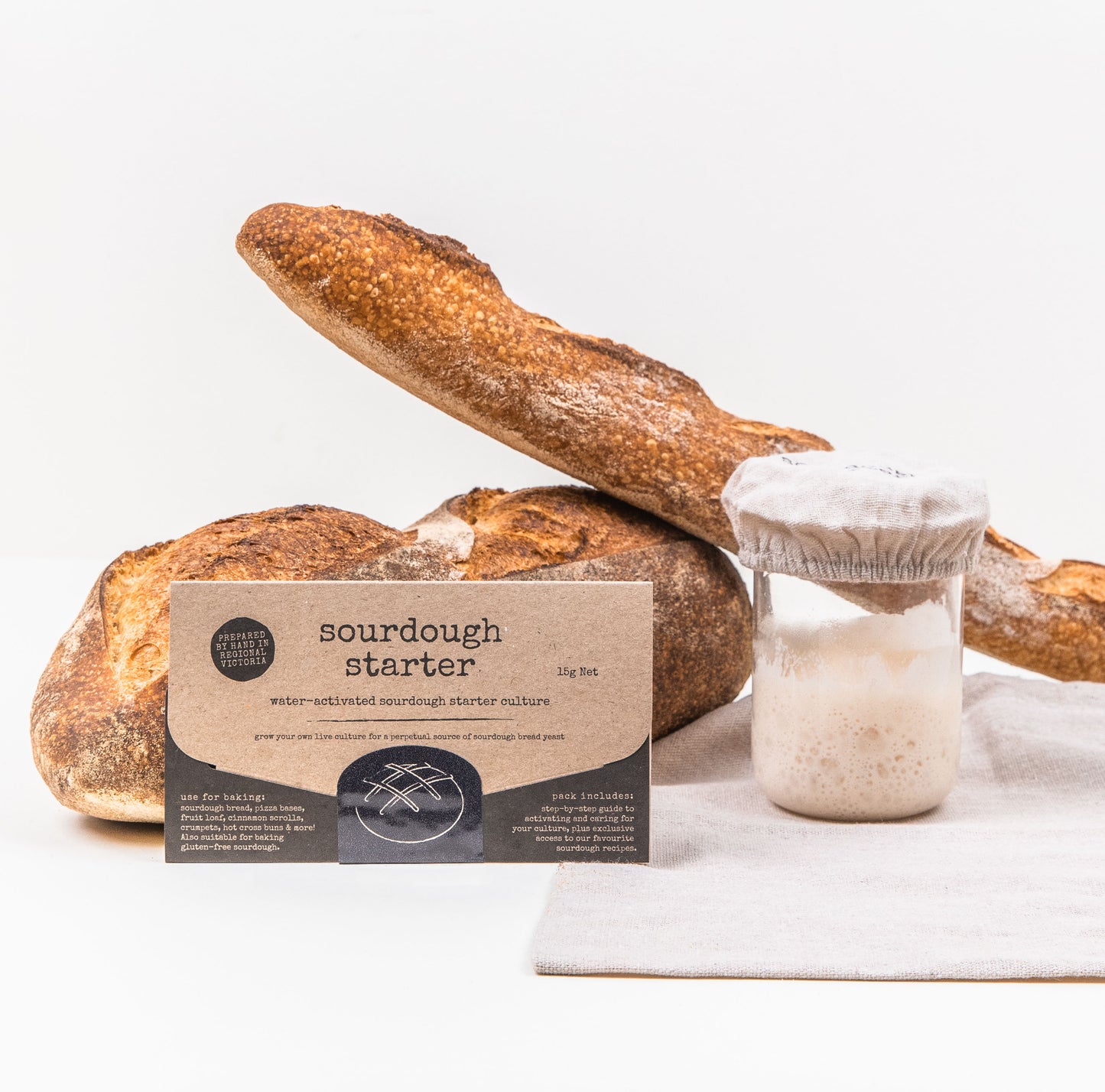 50 x Sourdough Starter Packs (Pack only)