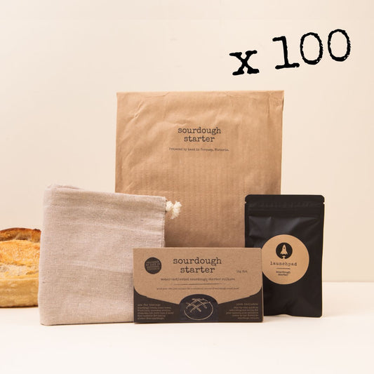 100 x Sourdough Starter Packs