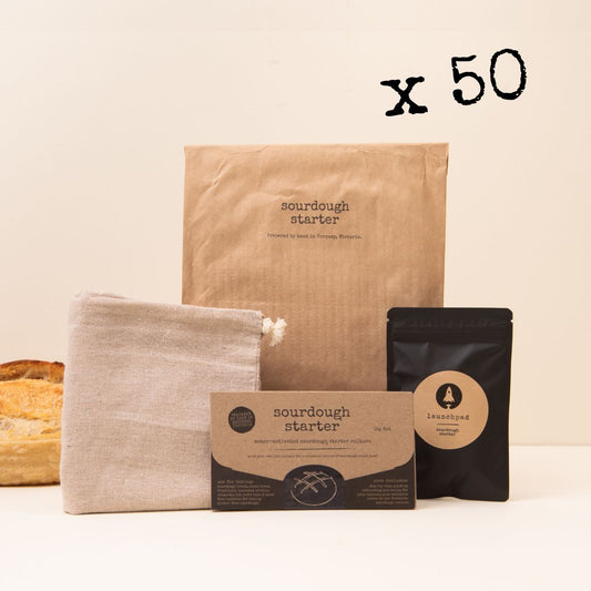 50 x Sourdough Starter Packs