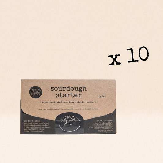 10 x Sourdough Starter Packs (Pack only)