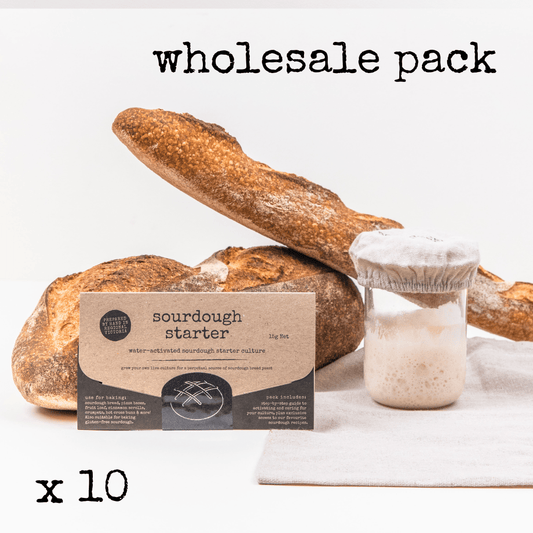 10 x Sourdough Starter Packs (Wholesale)