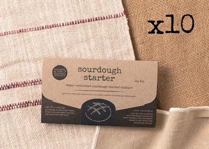 10 x Sourdough Starter Culture Pack (Wholesale)